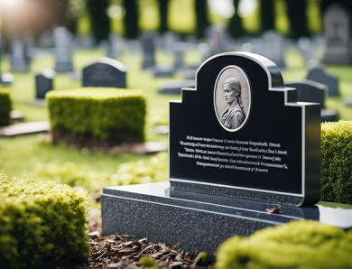 Choisir une plaque funéraire pour un jardin : conseils et idées inspirantes