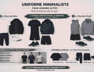 Uniforme minimaliste homme : 3 tenues prêtes semaine