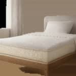 Une illustration premium mettant en avant le soutien dynamique et la respirabilité d’un matelas en latex. L’ambiance doit évoquer un sommeil confortable, stable et tempéré.